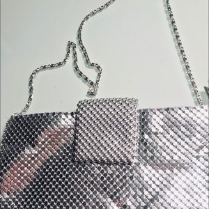 Silver Vintage Clutch